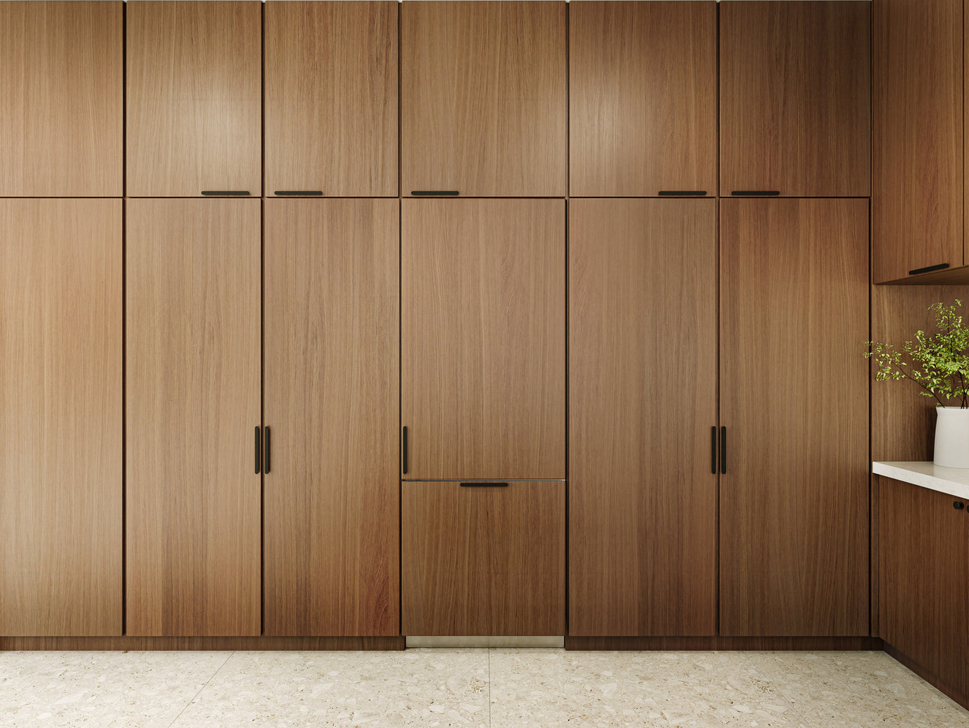 Thor Kitchen 29.75" 16.1 Cu. Ft. Panel-Ready Built-In Bottom-Freezer Refrigerator - XRF3016BBP