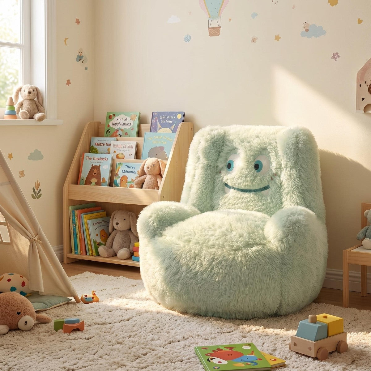 Parker - Kids Mint Green All Foam Chair