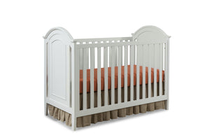 Delia Cottage Crib - White