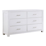 Paris 6-Drawer Dresser - White