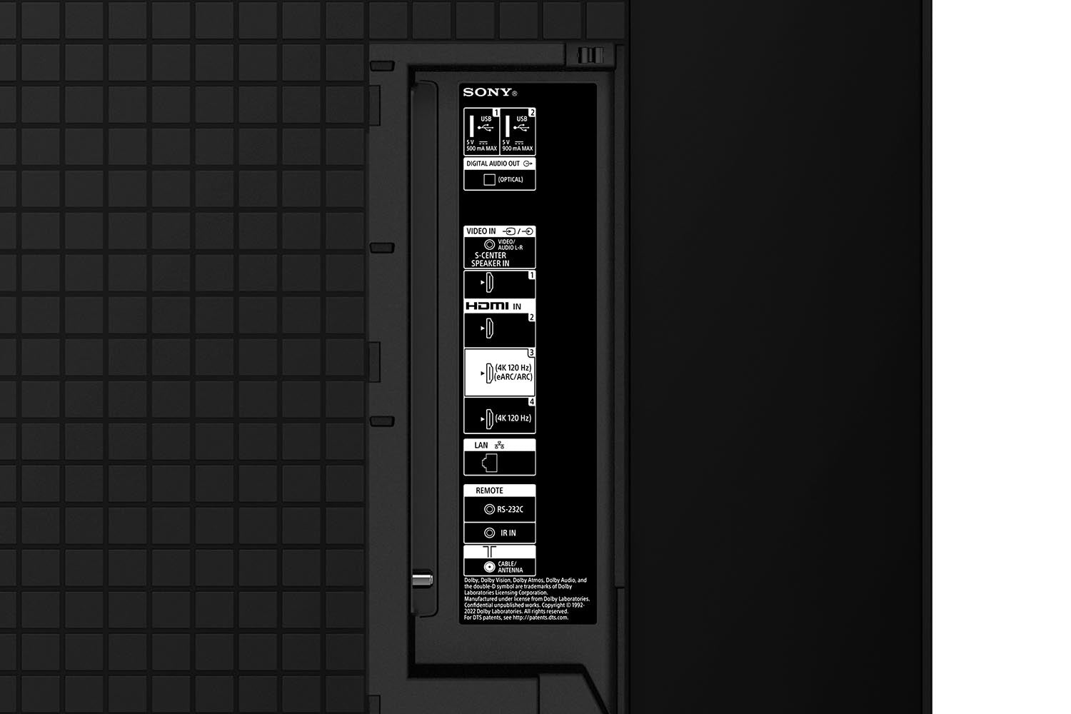 SONY BRAVIA XR 77" A80L OLED 4K HDR Google TV - XR77A80L