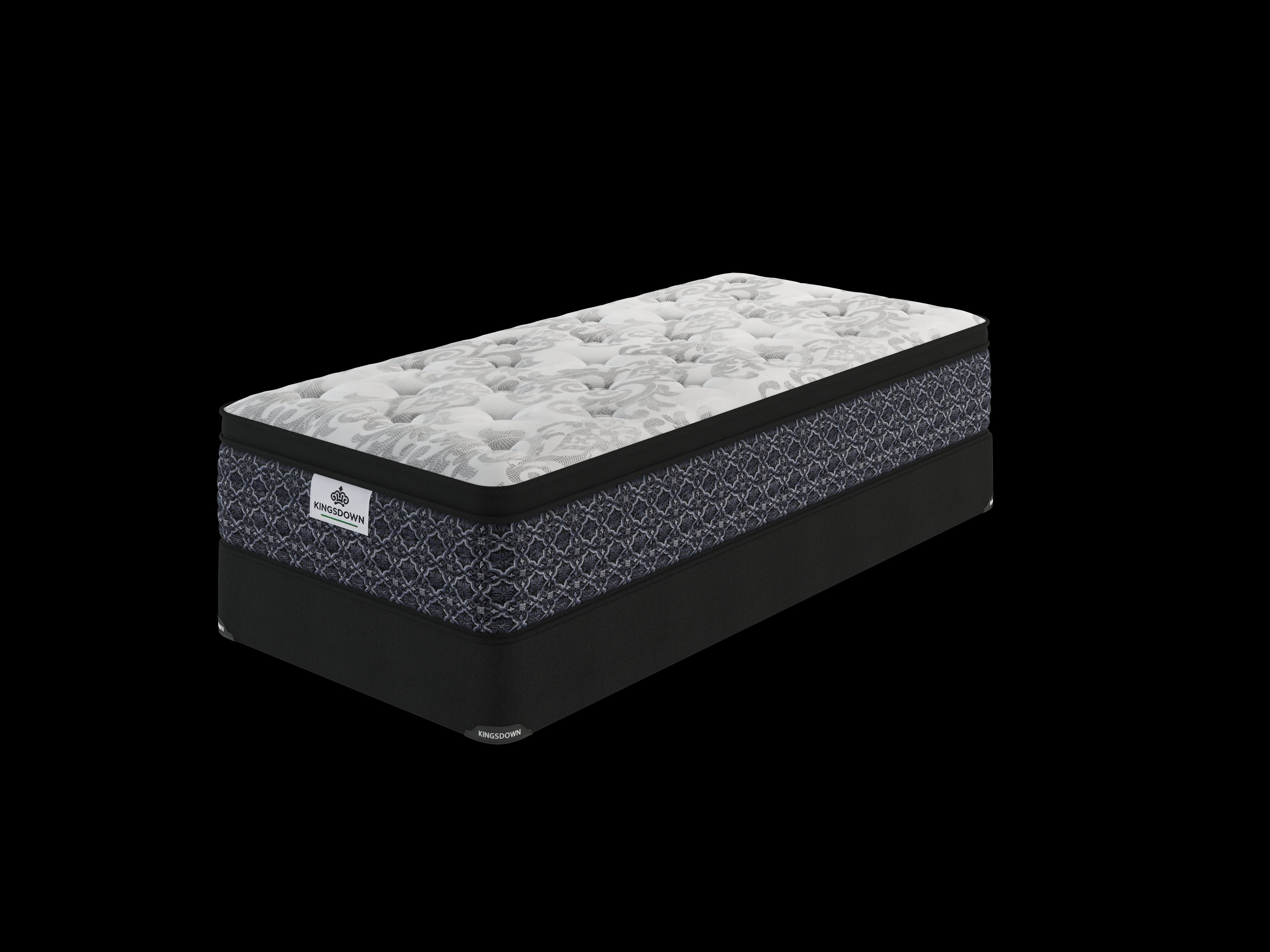 Kingsdown Percy Medium Euro Top Twin XL Mattress and Boxspring Set