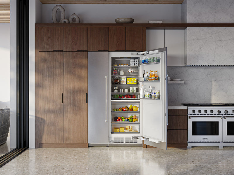 ヒーロンコンプリート Thor Kitchen Built-in Panel Ready Refrigerator Column (16.6 cu.ft