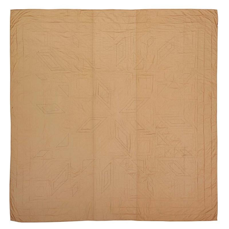 Hyrum Luxury King Quilt - Black/Khaki