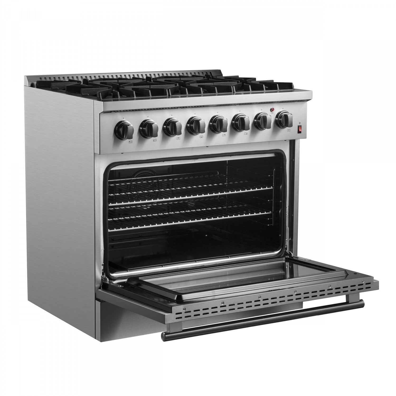 Forno Marco 36" Stainless Steel Dual Fuel Range with True Convection (5.36 Cu. Ft.) - FFSGS6197-36