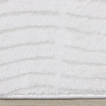 Hillary Modern Swirls Area Rug - Cream - 5' X 8'