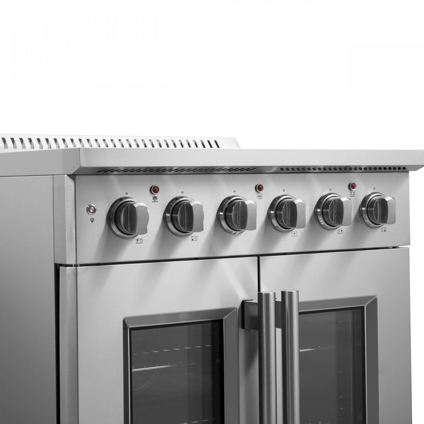Forno Galiano 30" Stainless Steel French Door Electric Range With True Convection And Air Fry (4.32 Cu. Ft.) - FFSEL6917-30