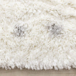 Palmer Casual Contemporary Speckled Area Rug - White Grey - 7' X 10'