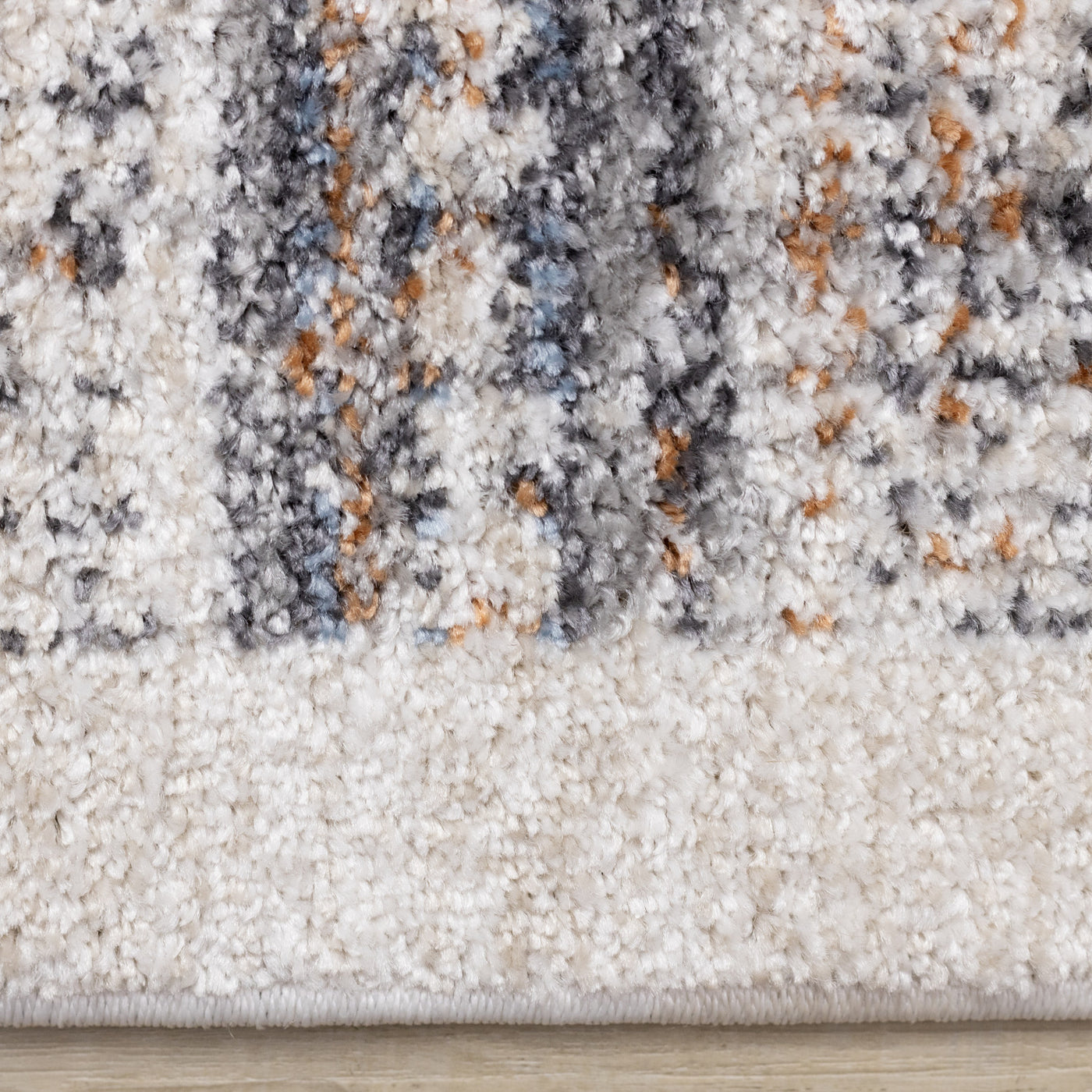 Sadie Casual Contemporary Area Rug - Grey Beige - 5' X 8'