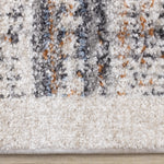 Sadie Casual Contemporary Area Rug - Grey Beige - 5' X 8'