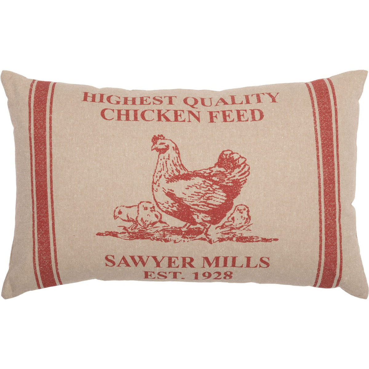 Kiraly Utca IV 14 x 22 Pillow - Red