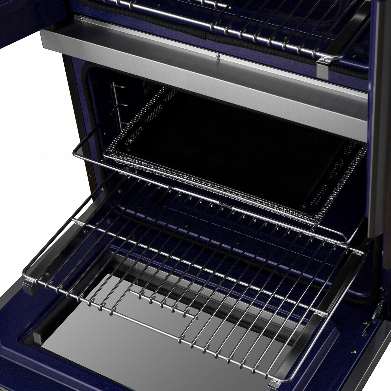 Forno Gallico Stainless Steel 30" French Door Double Wall Oven with Air Fry and Sous Vide (7.36 Cu. Ft.) - FBOEL1388-30