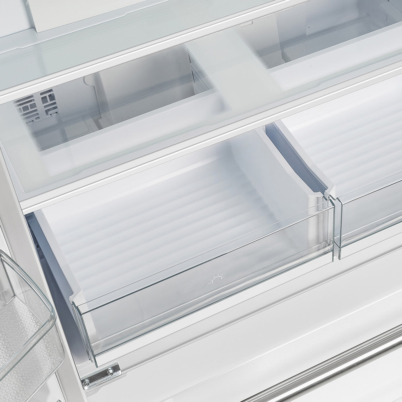 Forno Moena White Counter-Depth French Door Refrigerator with Ice Maker (19.2 Cu. Ft.) - FFRBI1820-36WHT