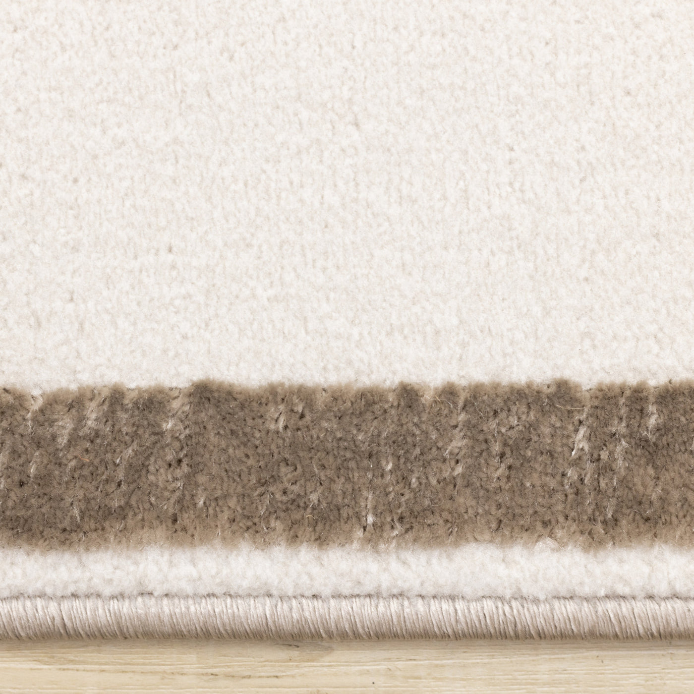 Logan Modern Area Rug - Brown Cream - 8' X 11'