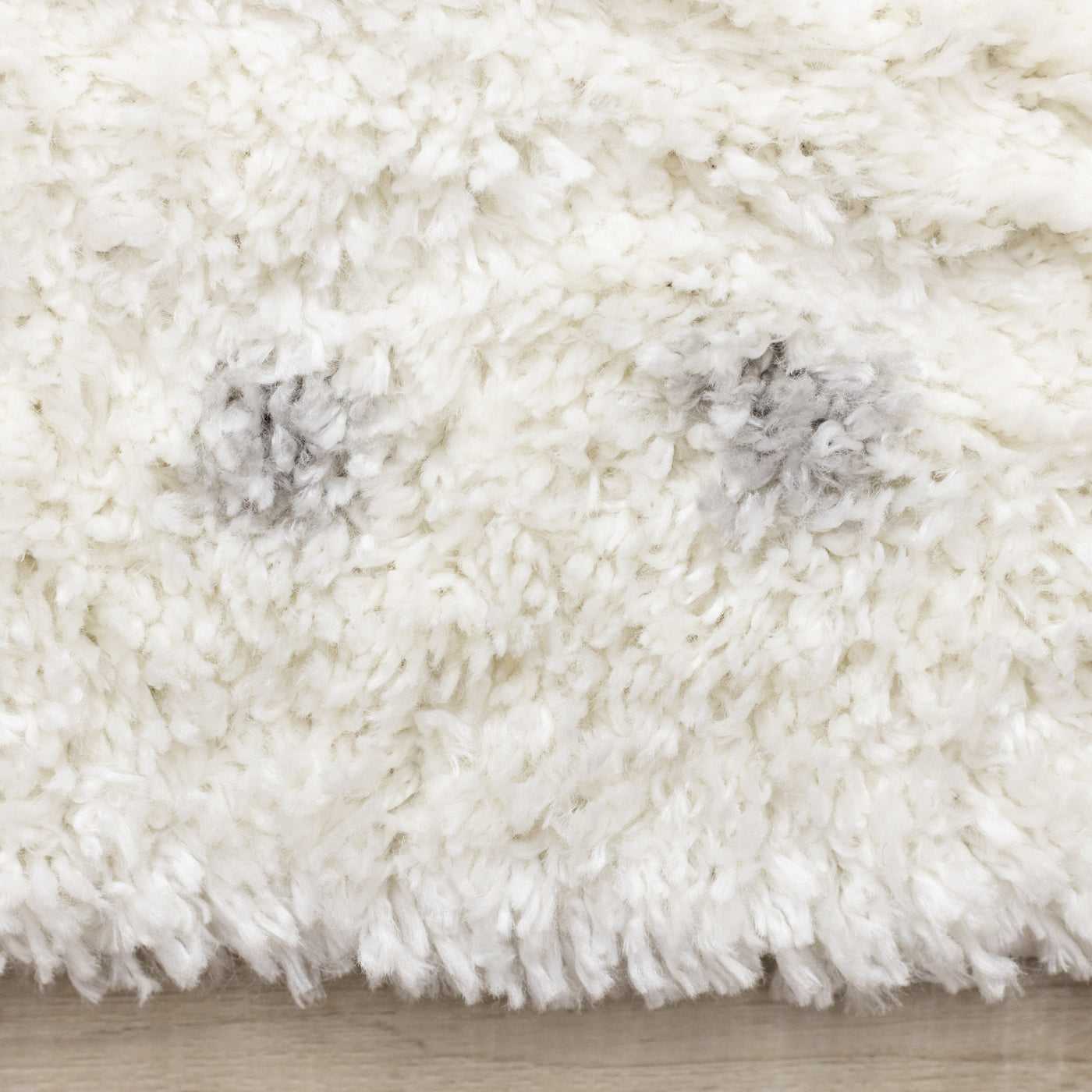 Palmer Casual Contemporary Speckled Area Rug - White Grey - 5' X 8'
