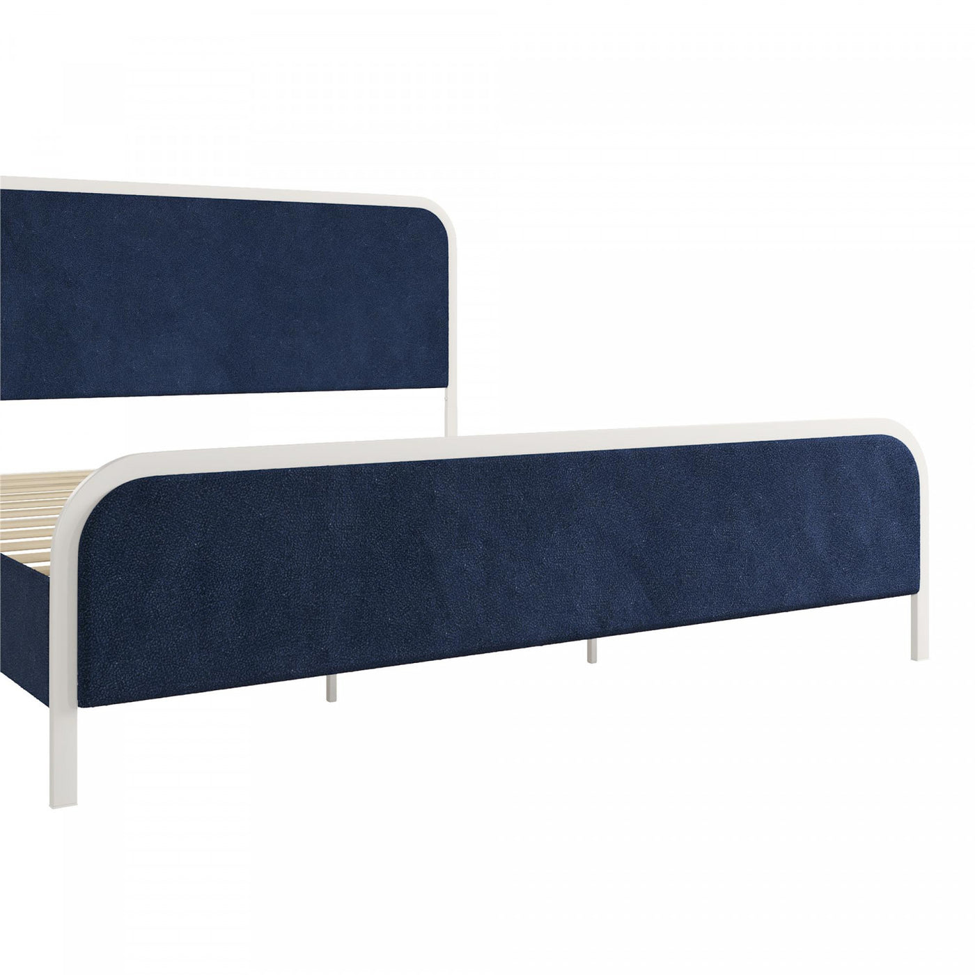 Novogratz Tallulah Upholstered King Platform Bed - Navy