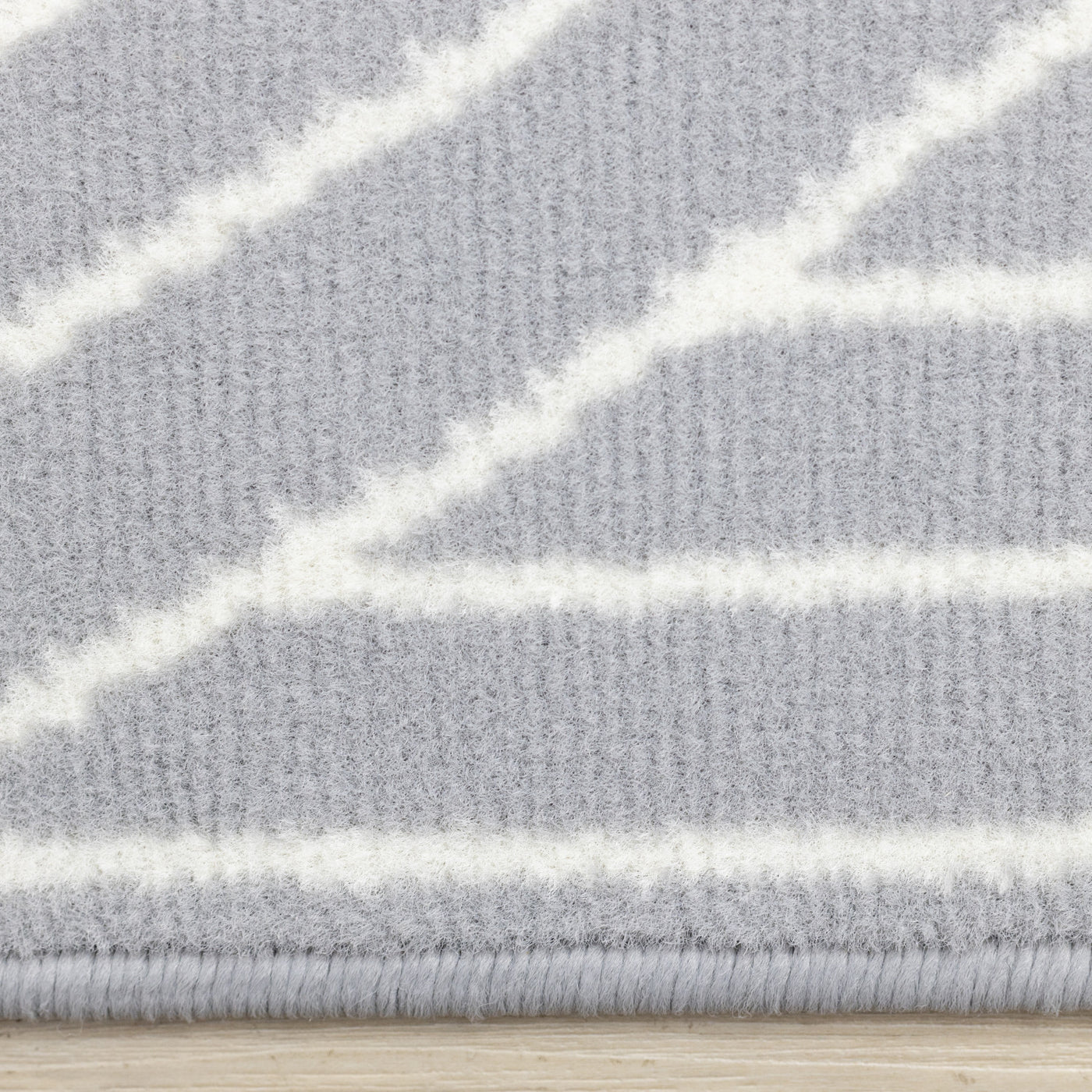 Functional Modern Arches Area Rug - Grey White - 5' X 8'