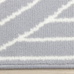 Functional Modern Arches Area Rug - Grey White - 5' X 8'