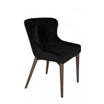 Lunvik Dining Chair - Black Velvet - Set of Two