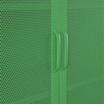 Channing 2 Door Storage Cabinet with Mesh Metal - Kelly Green