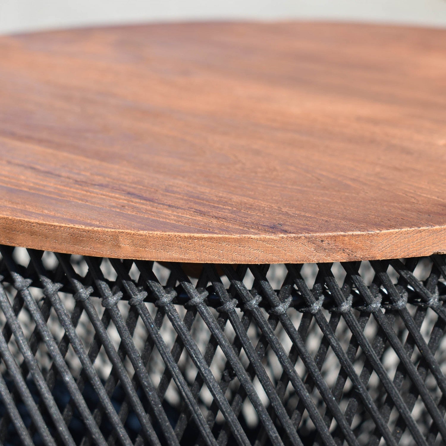 Bayan Wave Side Table - Black