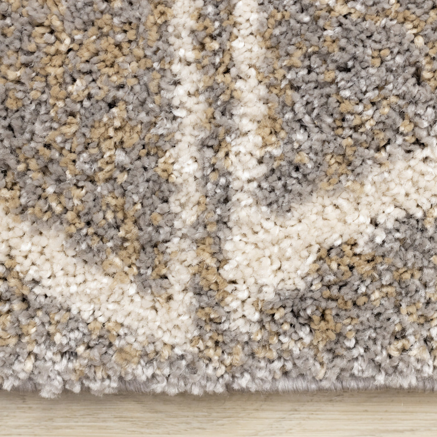 Halle Casual Contemporary Trellis Area Rug - Greige Cream - 8' X 11'