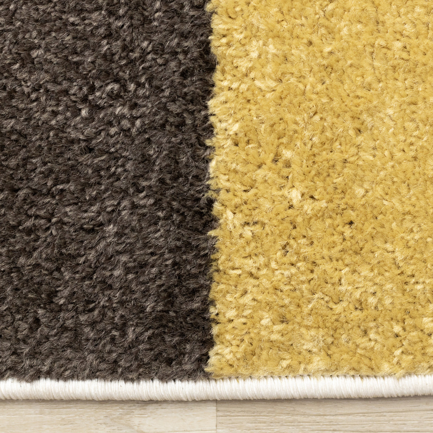 Maui Contemporary Geometric Area Rug - Cream Yellow - 8' X 11'