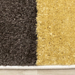 Maui Contemporary Geometric Area Rug - Cream Yellow - 8' X 11'