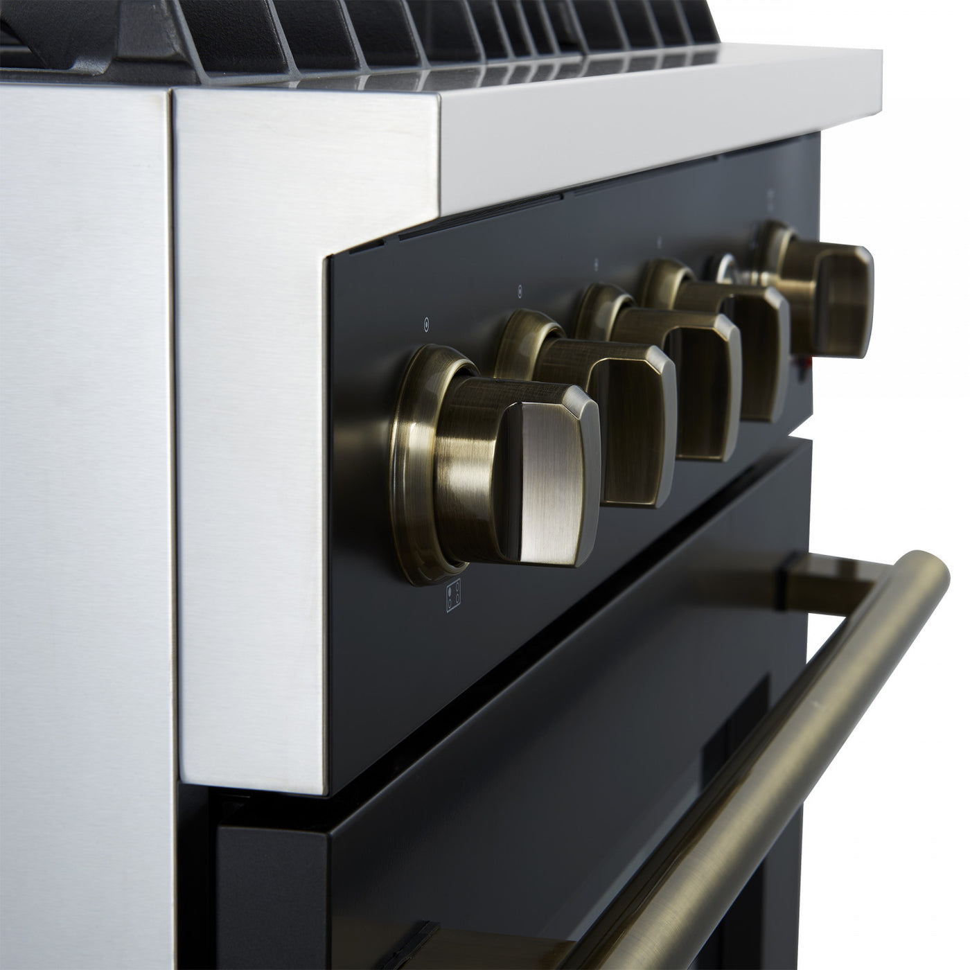Forno Marco 30" Black Freestanding Gas Range (4.32 Cu. Ft.) - FFSGS6277-30BLK