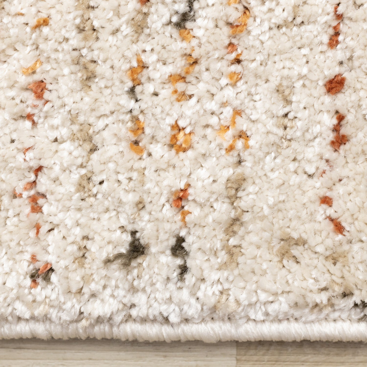 Halle Casual Contemporary Abstract Area Rug - Cream Terra - 5' X 8'