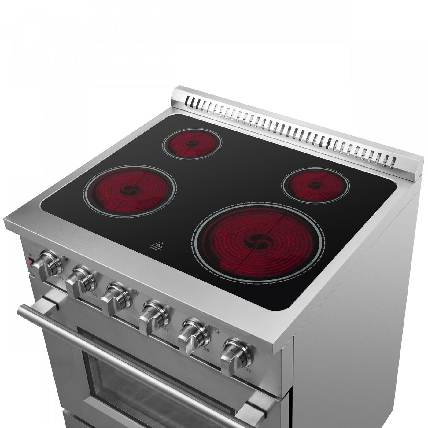 Forno Galiano 30" Stainless Steel Freestanding Electric Range With True Convection And Air Fry (4.32 Cu. Ft.) - FFSEL6083-30