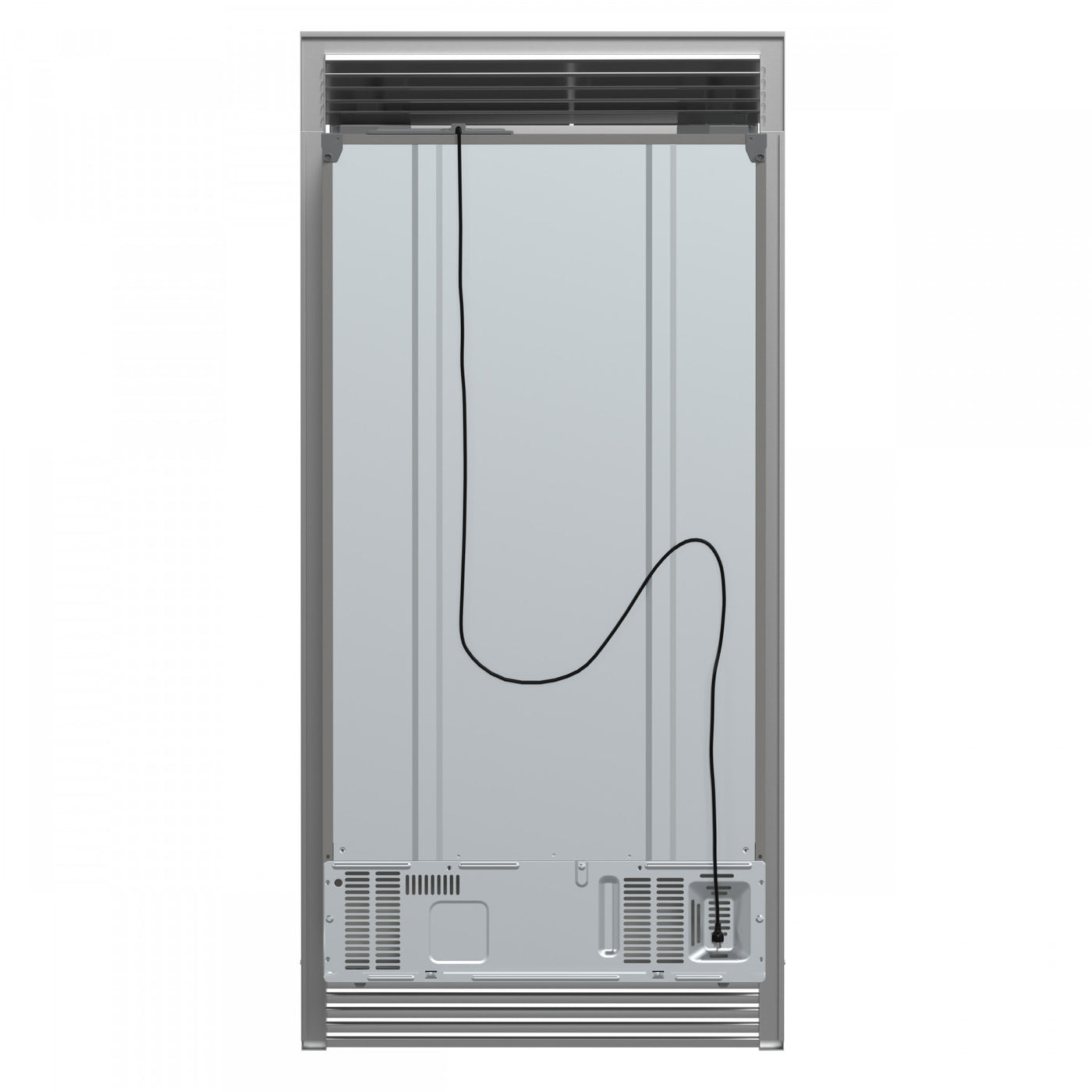 Forno Salerno 40" Stainless Steel Built-in Side-by-Side Refrigerator With Ice & Water Dispenser (20 Cu. Ft.) - FFRBI1844-40SG