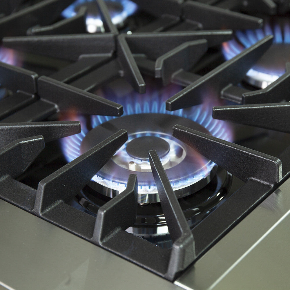 Forno Galiano 36" Stainless Steel Freestanding Gas Range (5.36 Cu. Ft.) - FFSGS6244-36