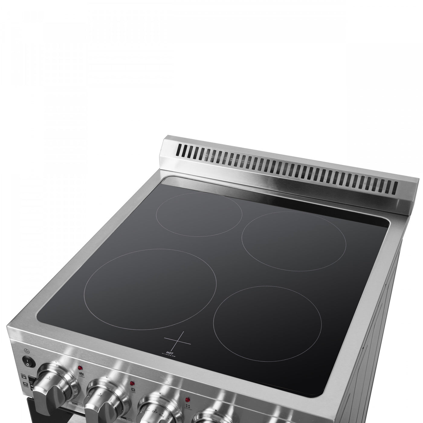 Forno Loiano 24" Stainless Steel Freestanding Electric Range (2.3 Cu. Ft.) - FFSEL6099-24