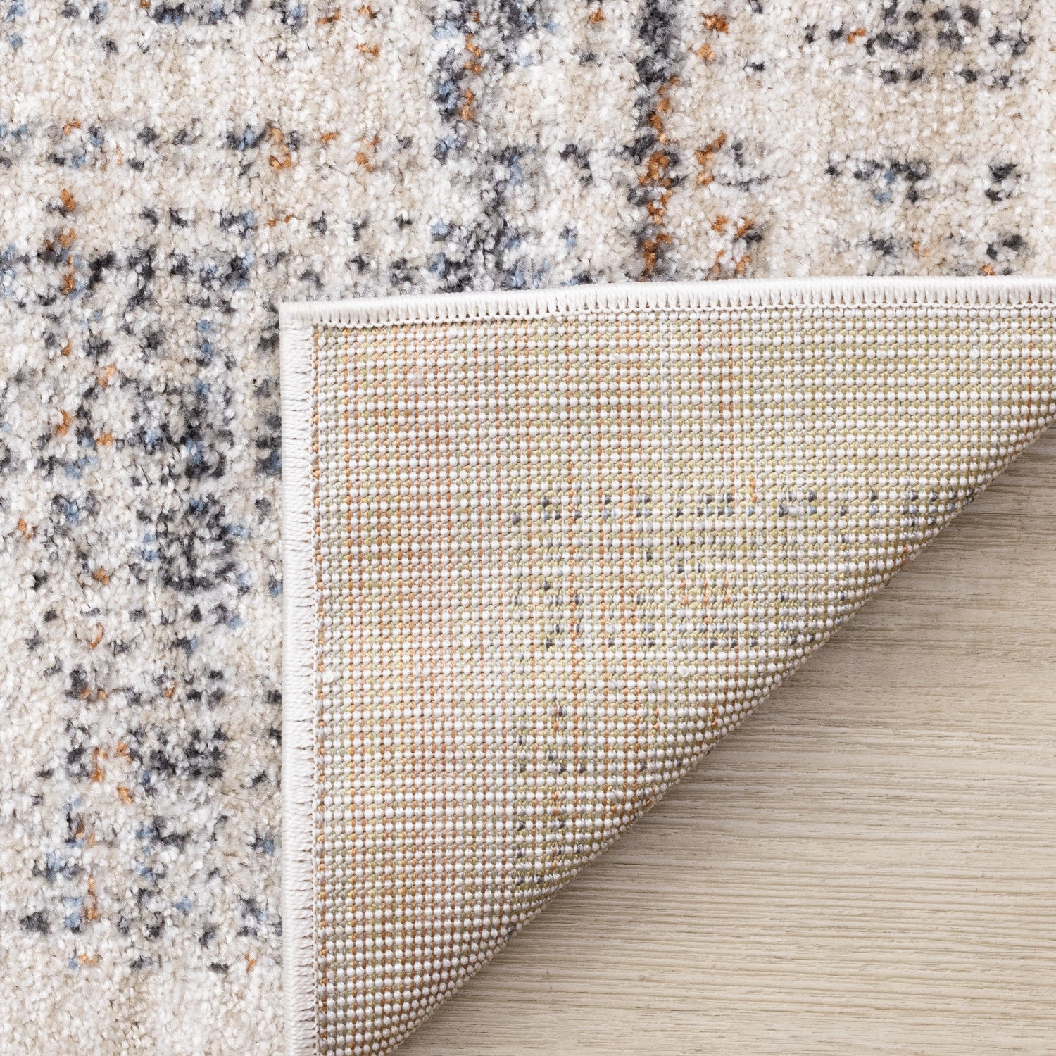 Sadie Casual Contemporary Area Rug - 5' X 8' - Grey/Beige