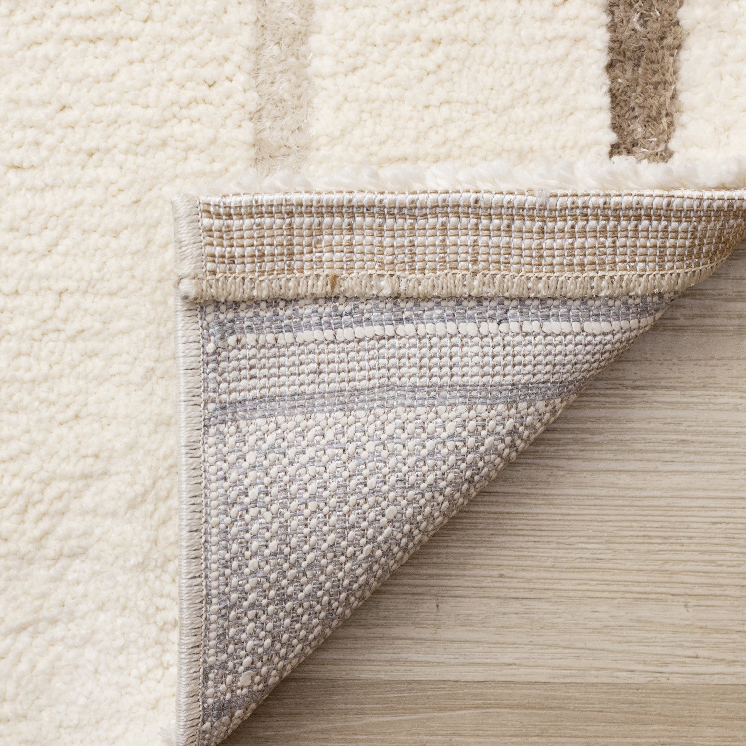 Sasha Soft Modern Lines Area Rug - Cream - 7' X 10'