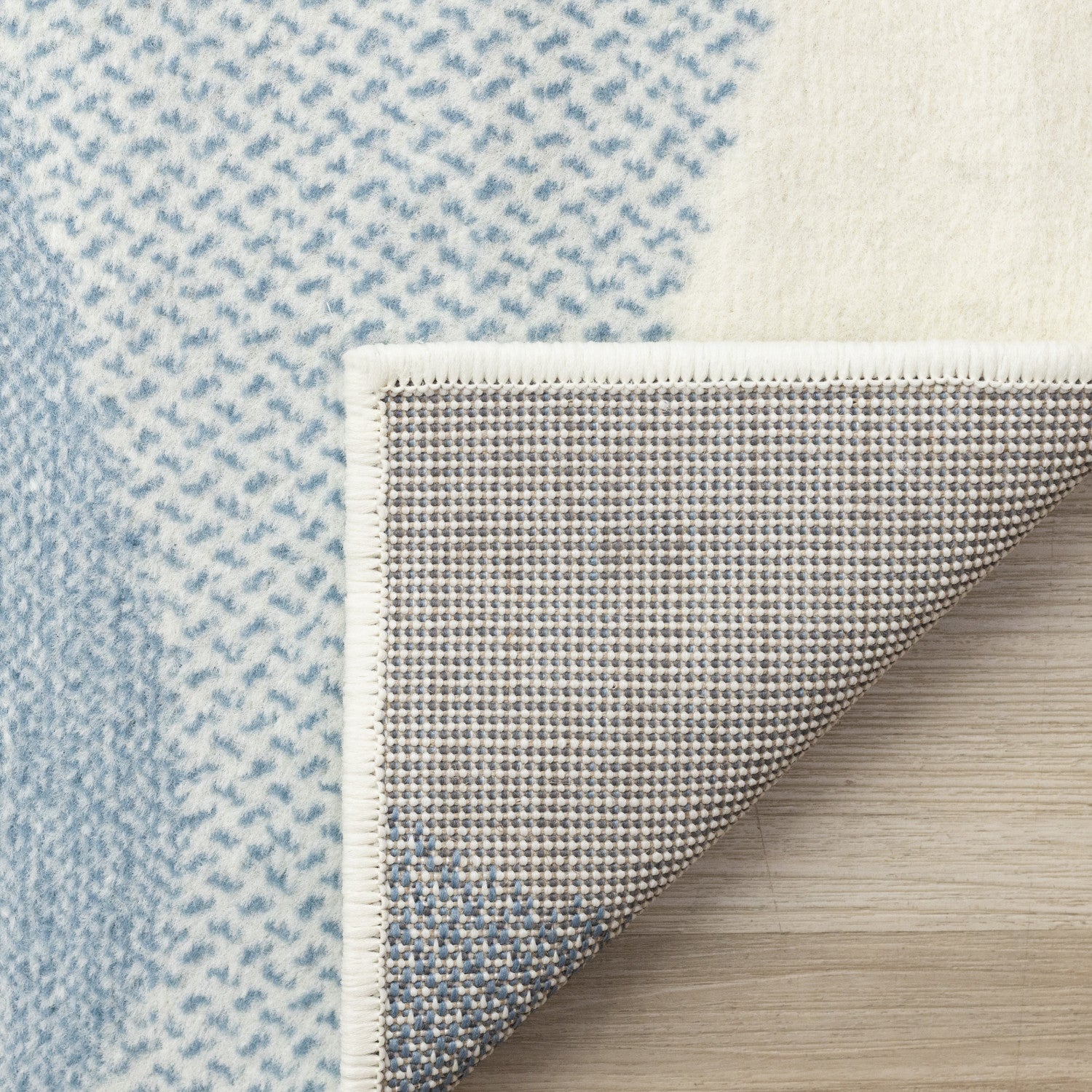 Kids Baby Penguin Area Rug - Grey Blue - 4' X 6'