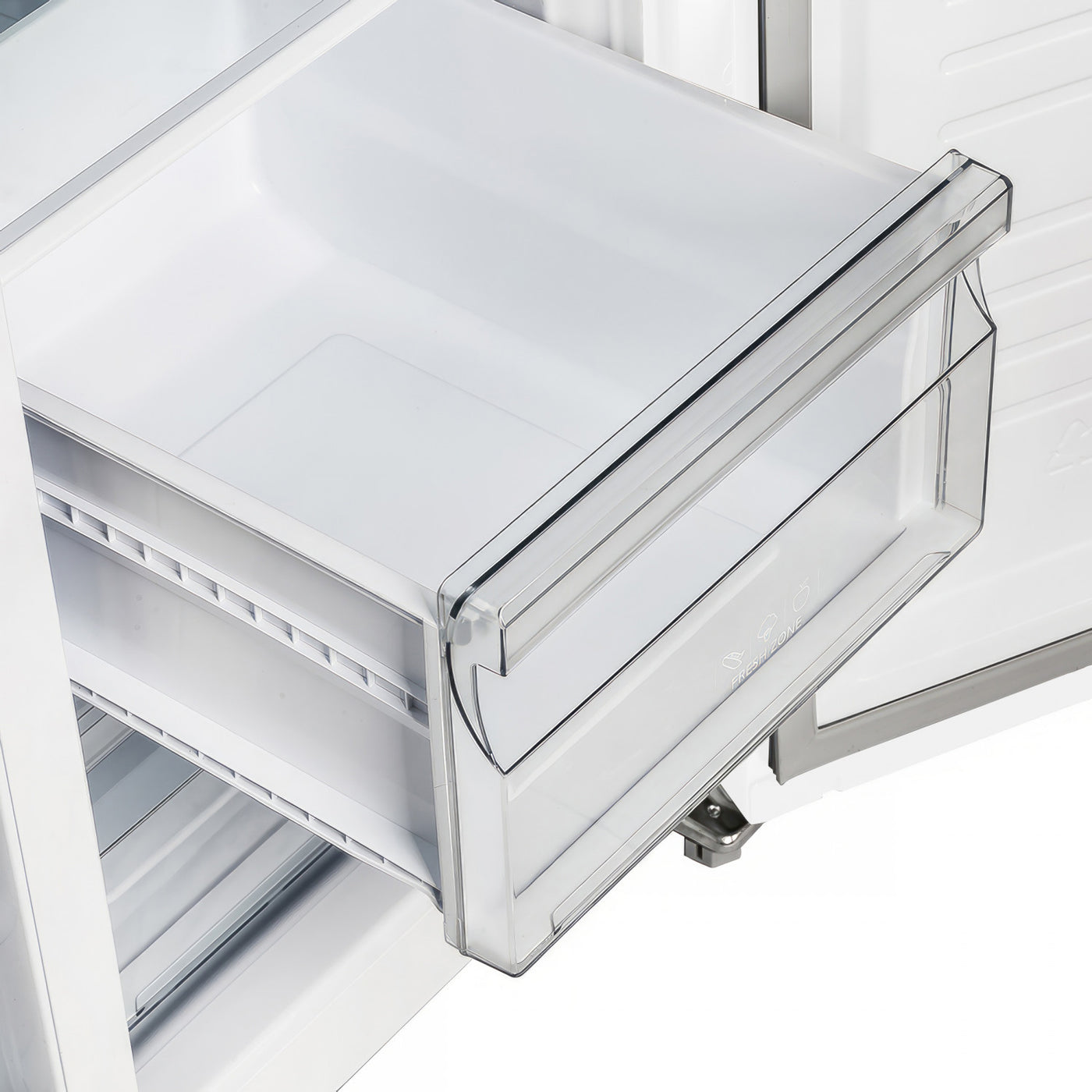 Forno Salerno 33" White Freestanding Side-by-Side Refrigerator (15.6 Cu. Ft.) - FFRBI1805-33WHT