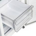 Forno Salerno 33" White Freestanding Side-by-Side Refrigerator (15.6 Cu. Ft.) - FFRBI1805-33WHT