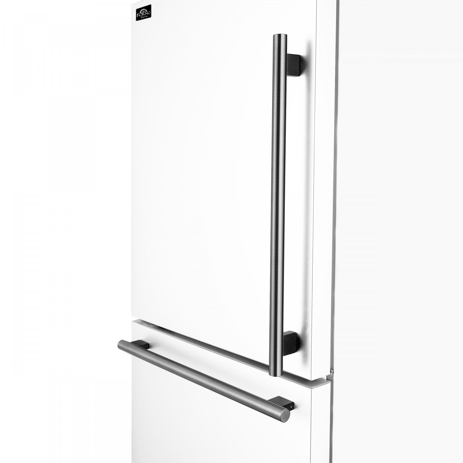 Forno Milano 62" White 2-piece Freestanding Dual Bottom Freezer Refrigerator (34.4 Cu. Ft.) - FFFFD1787-60WHT