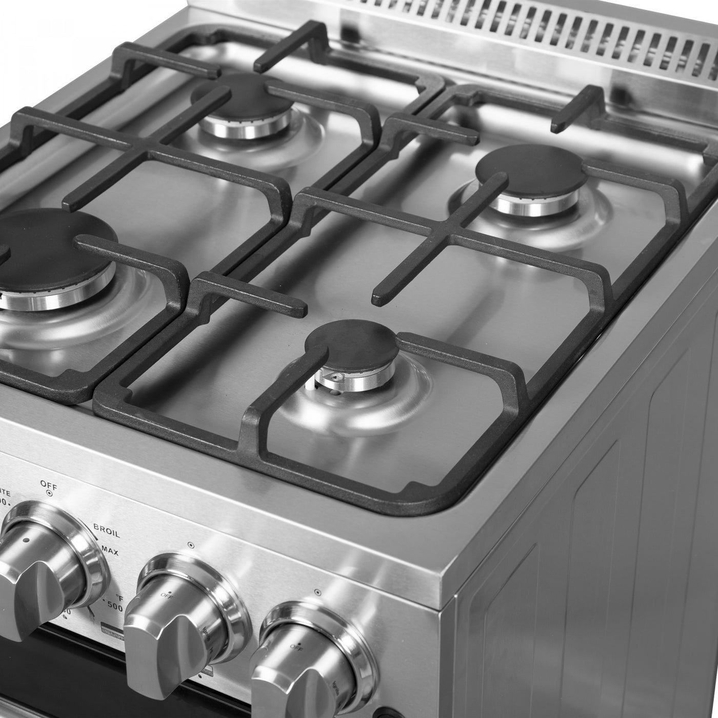 Forno Lamazze 20" Stainless Steel Freestanding Gas Range (2.05 Cu. Ft.) - FFSGS6265-20