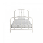 Novogratz Bushwick Metal Platform Twin Bed - Off White