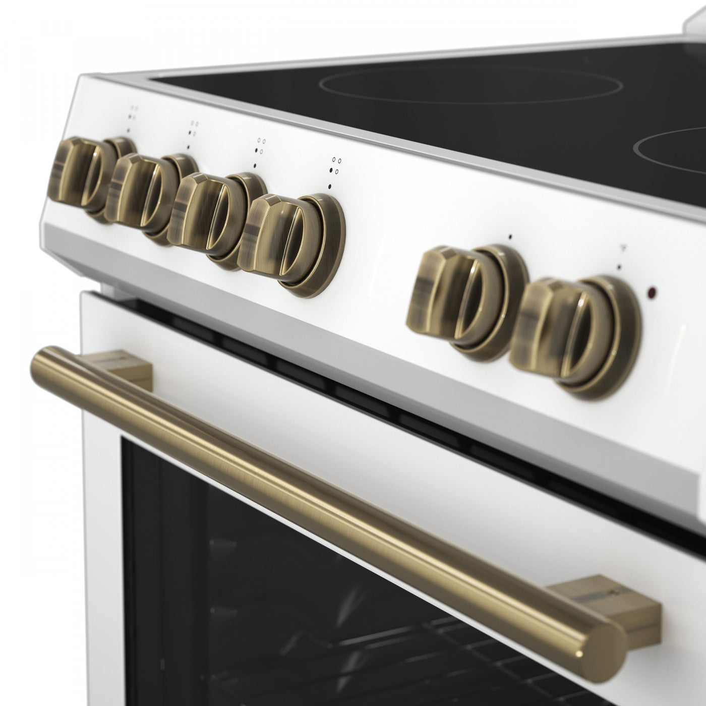 Forno Leonardo White Slide-In Electric Range (5.0 Cu. Ft.) - FFSEL6022-30WHT