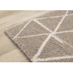 Halle Casual Contemporary Trellis Area Rug - Greige Cream - 8' X 11'