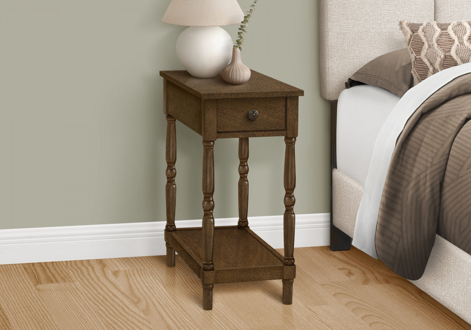 Vanta Side Table - Brown