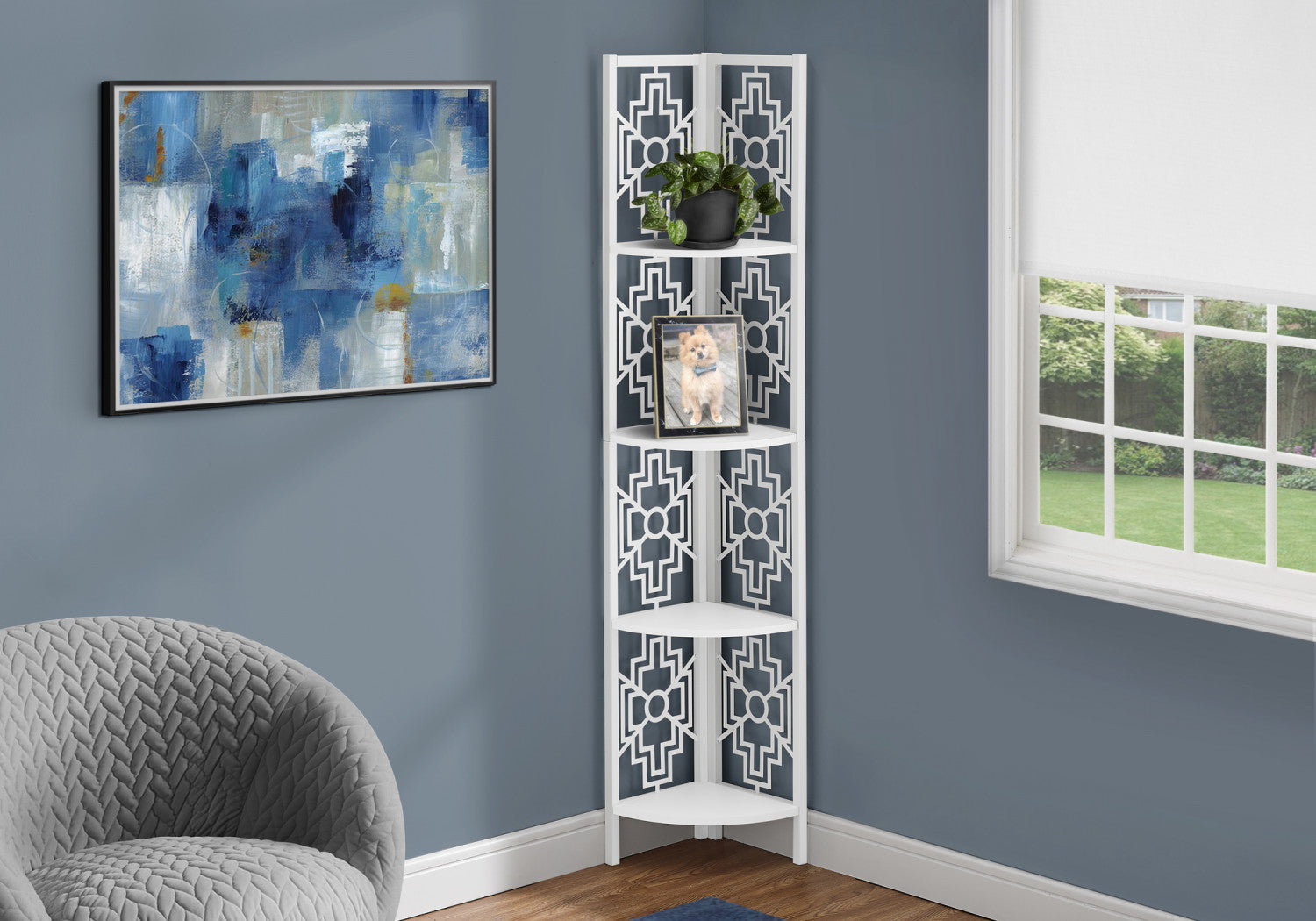 Tindra Bookcase - White