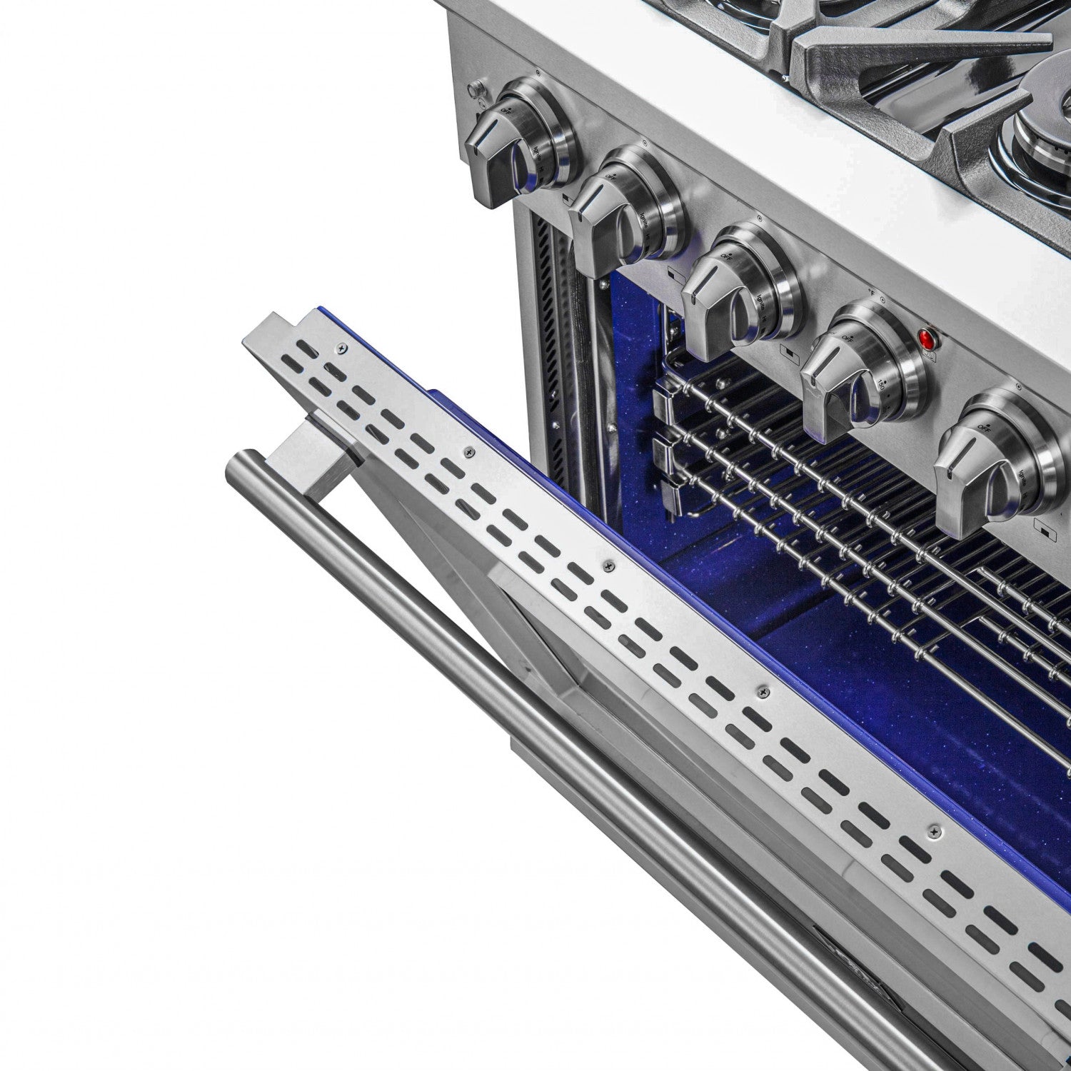 Forno Capriasca 36" Stainless Steel Freestanding Gas Range (5.36 Cu. Ft.) - FFSGS6260-36