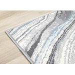 Functional Modern Area Rug - 5' X 8' - Blue/Grey