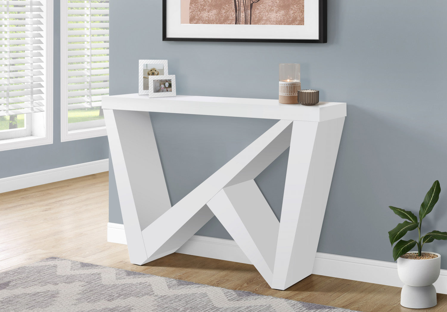 Denzi Sofa Table - White