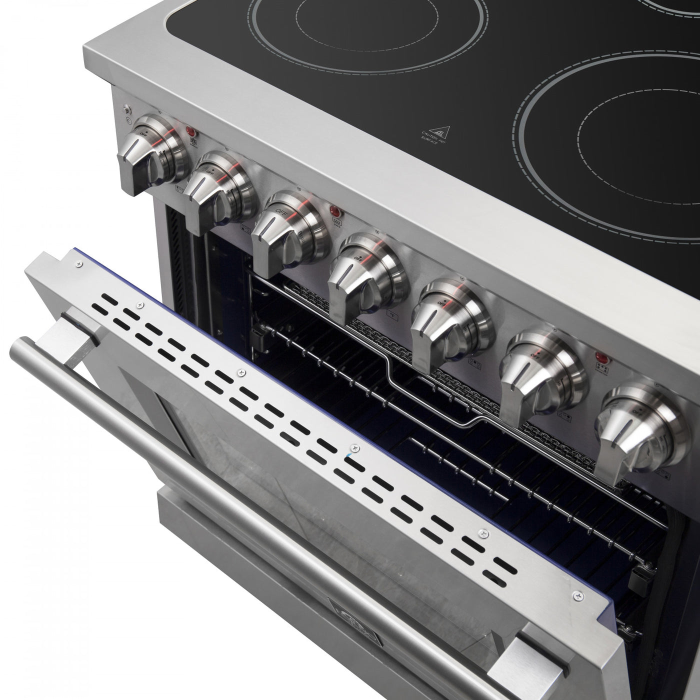 Forno Massimo 30" Stainless Steel Freestanding Electric Range With True Convection And Air Fry (4.32 Cu. Ft.) - FFSEL6020-30